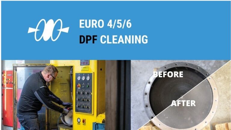 Euro 4/5/6 particulate filter cleaning