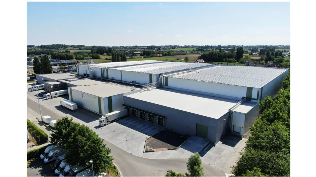 Construction industrielle, espace de production réfrigéré, espace de stockage