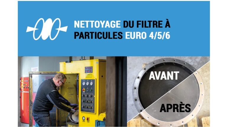 Nettoyage du filtre à particules Euro 4/5/6