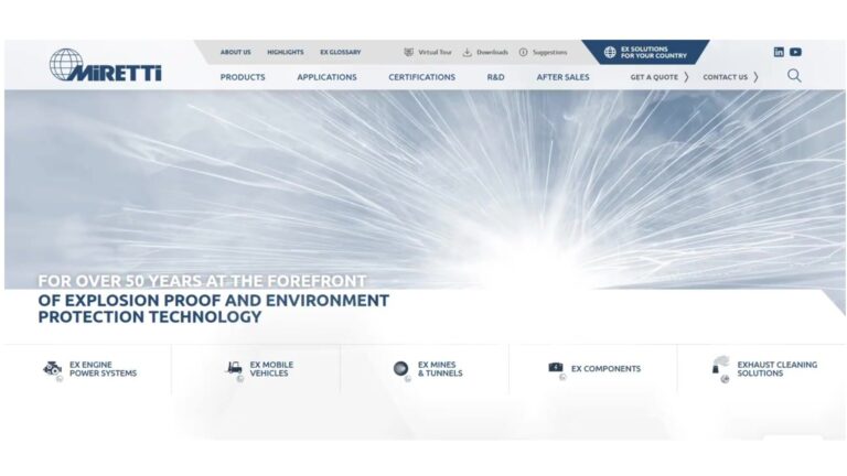 Nouveau site Web Miretti