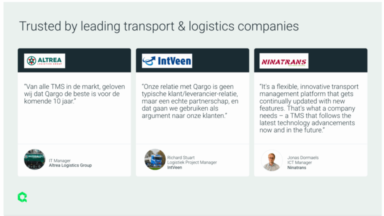 Trusted by leading transport & logistics companies