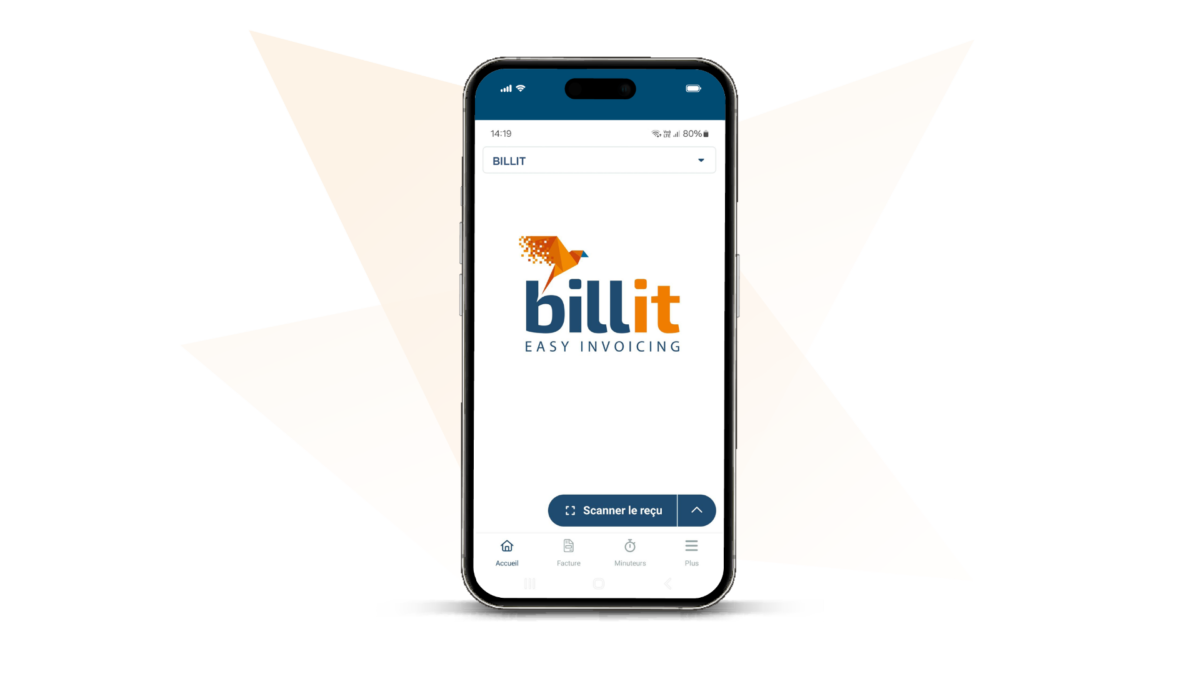Application Billit : scannez et gérez vos reçus partout où vous allez