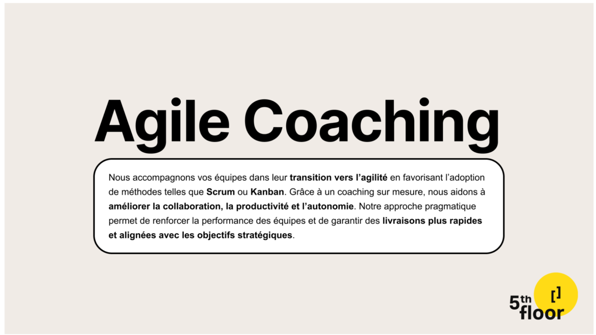 5th floor – Agile Coaching
