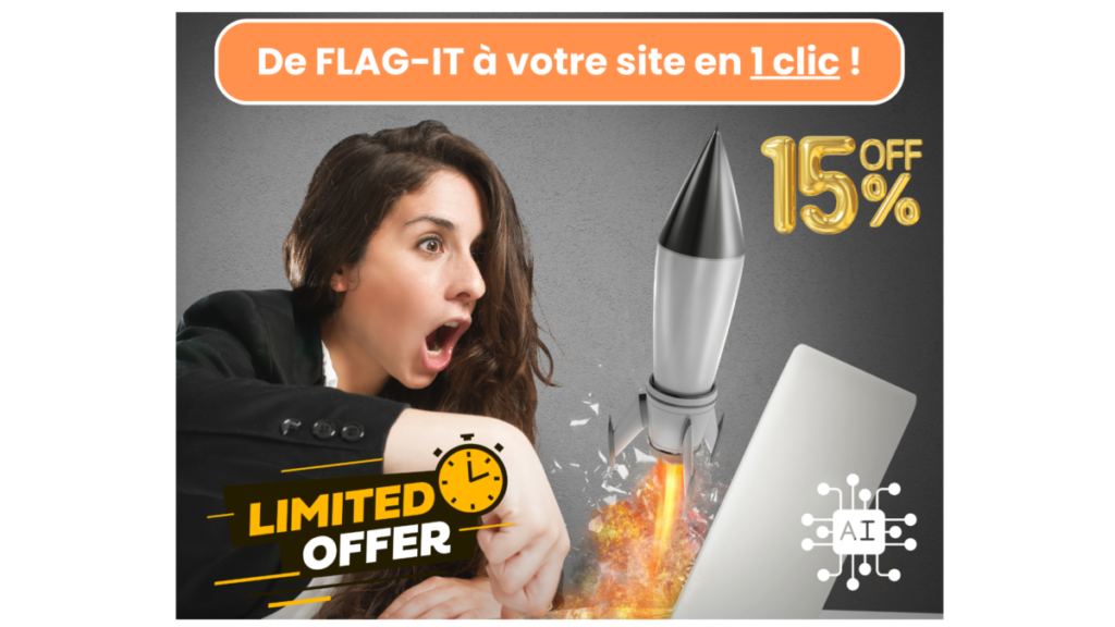 15 % de remise sur tous nos packs. Offre limitée.