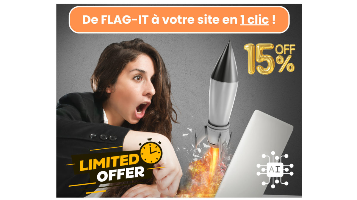 15 % de remise sur tous nos packs. Offre limitée.