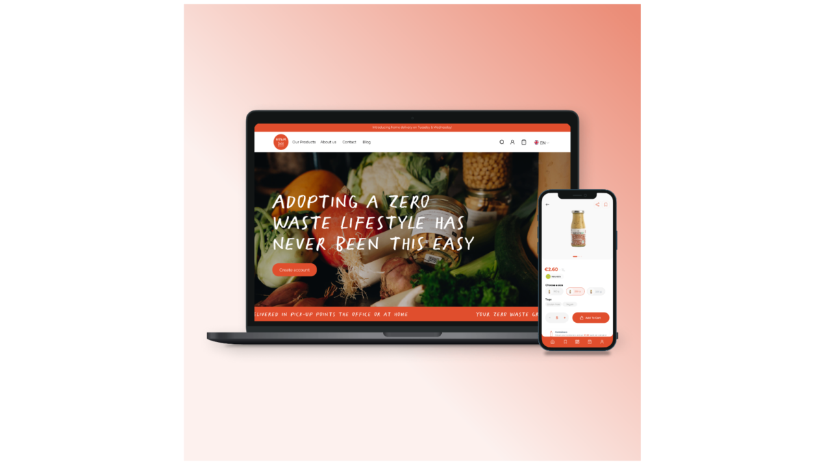 Nowa: Plateforme de gestion de contenants durables (ERP + E-shop)