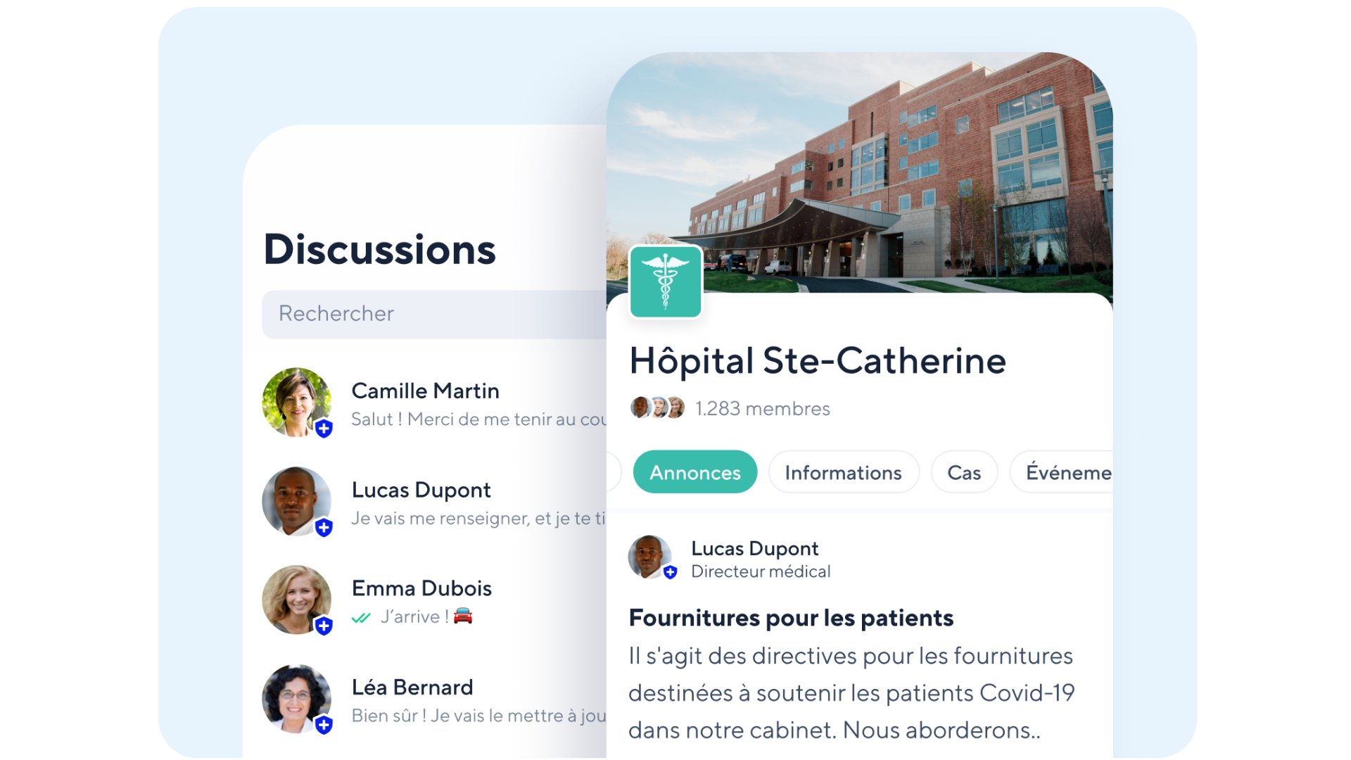 Utilisez Doctolib Siilo au sein de votre organisation !