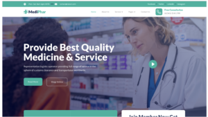 Création de sites web pour les pharmacies