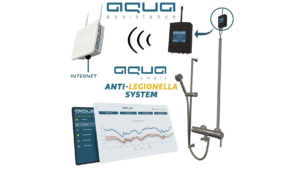 Geautomatiseerd en op afstand bestuurbaar systeem ter voorkoming van de ontwikkeling van Legionellose.