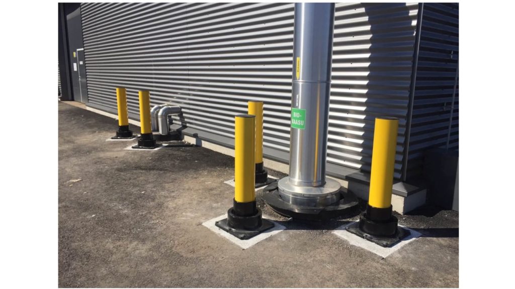 Stalen stootpaal SlowStop type 3