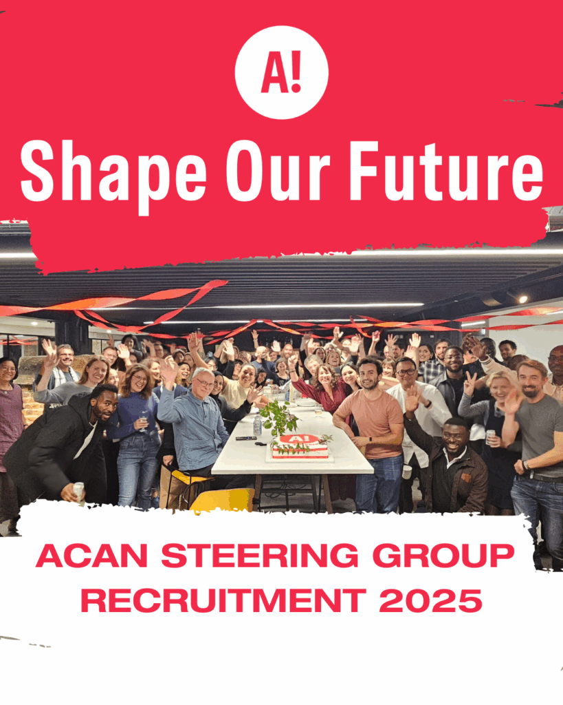 A call to action: ACAN Steering Group Recruitment 2025