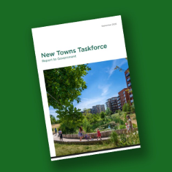 New Towns Taskforce Report published with focuses on placemaking and affordability