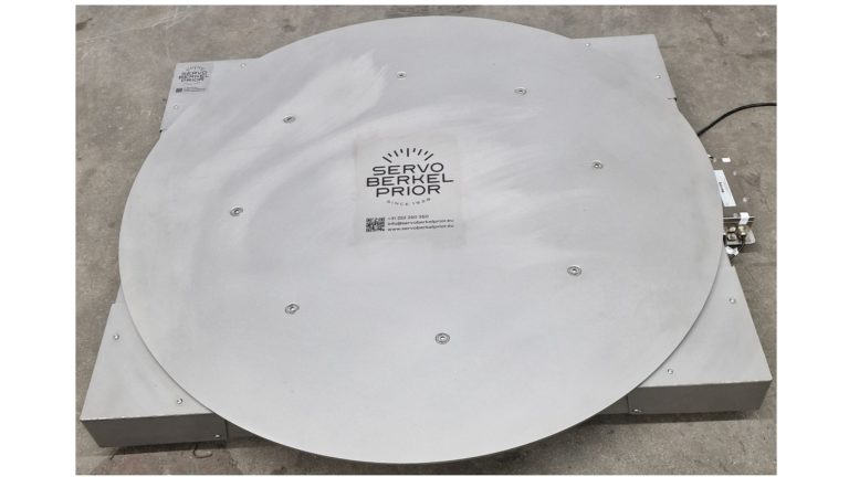 Onze nieuwe Palletweger met draaiplateau,