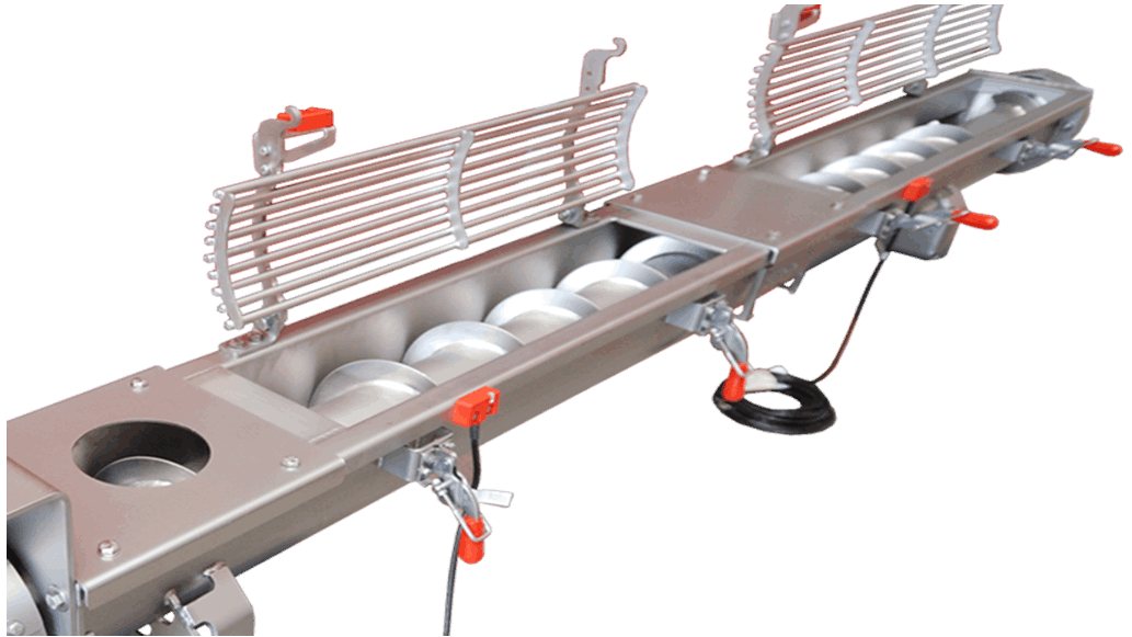 Trough Screw conveyors for efficient bulk transport