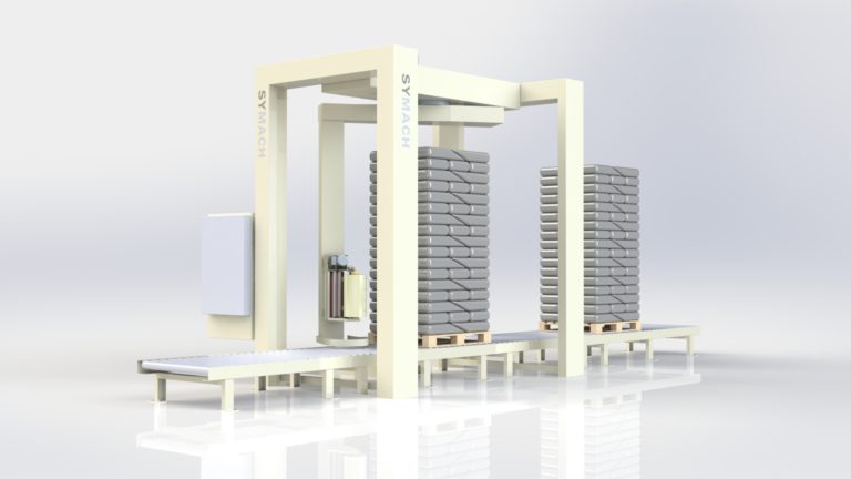 Pallet Wrapping machine – turntable wrapper – rotating arm wrapping machine