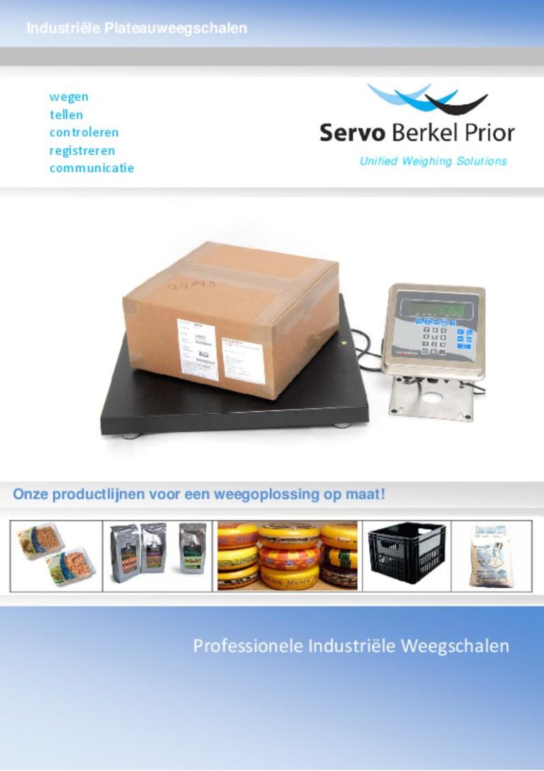 Weighing platforms, fully electronic and hybride technology