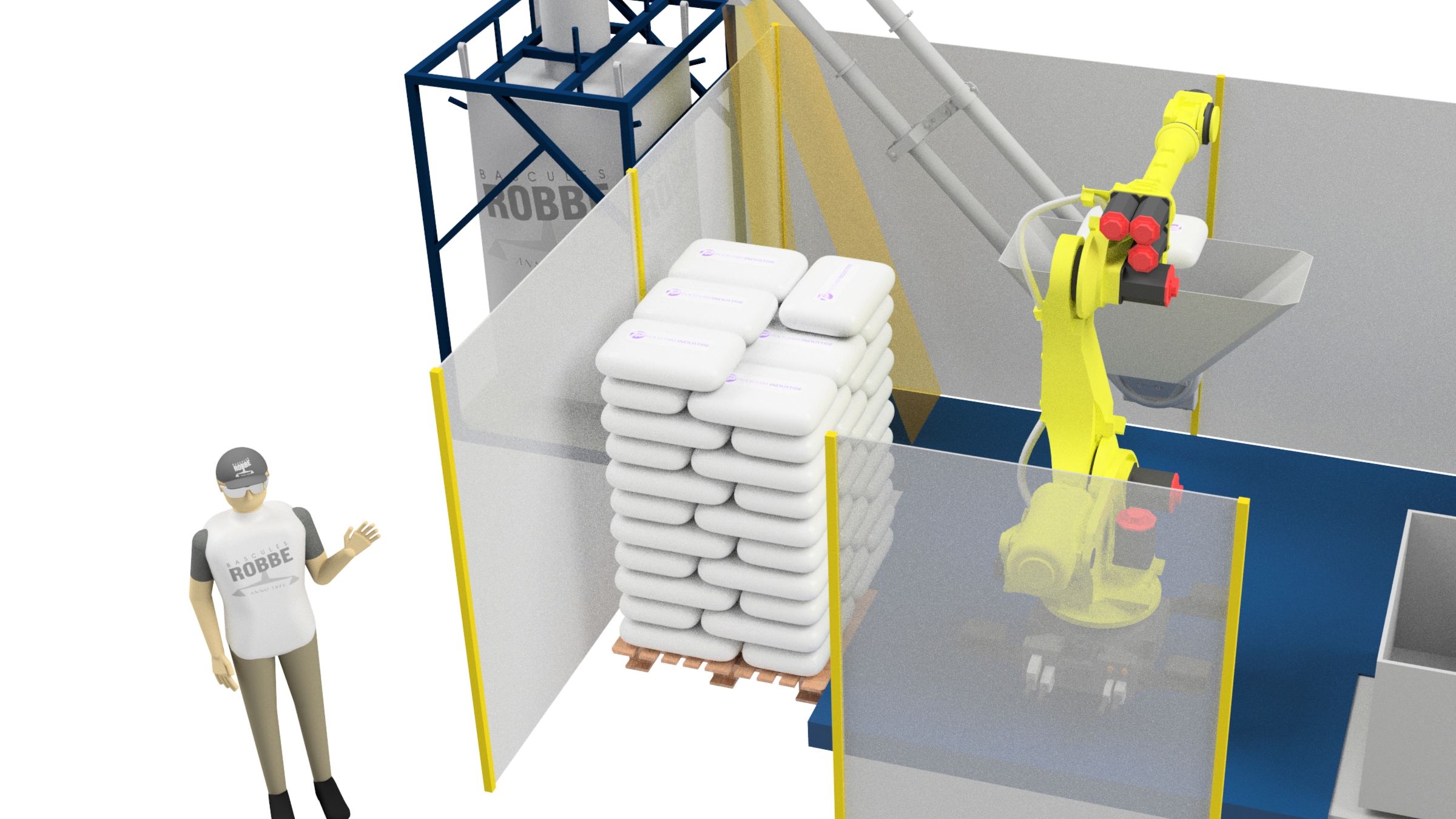 Automatisch depalletiseren van zakken