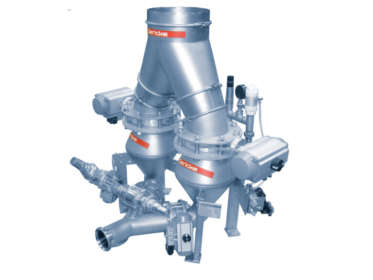 Effortless changeover from dilute to dense phase conveying with Gericke mini double vessel conveyor