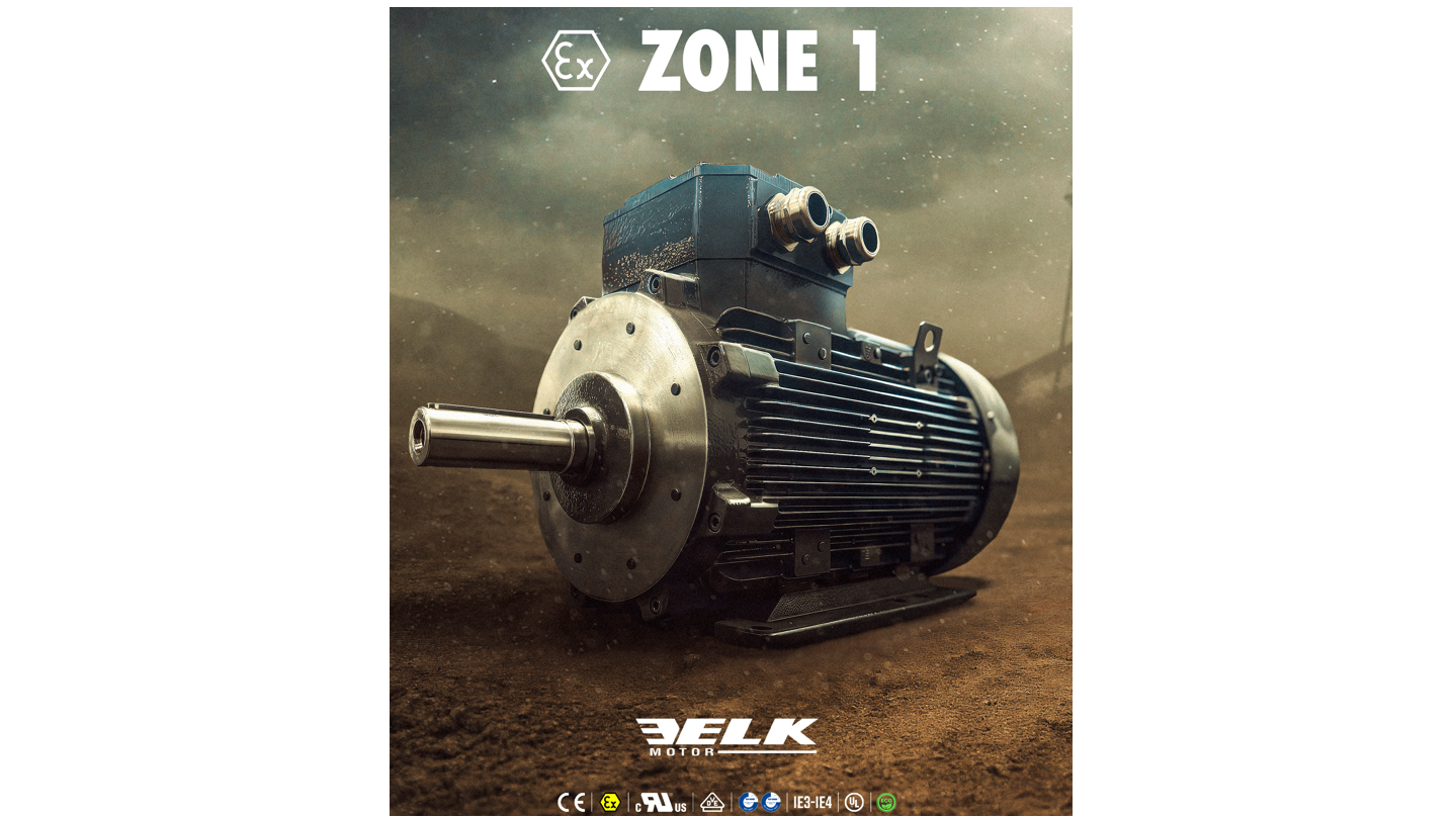 ELK – ATEX elektromotoren Zone 1