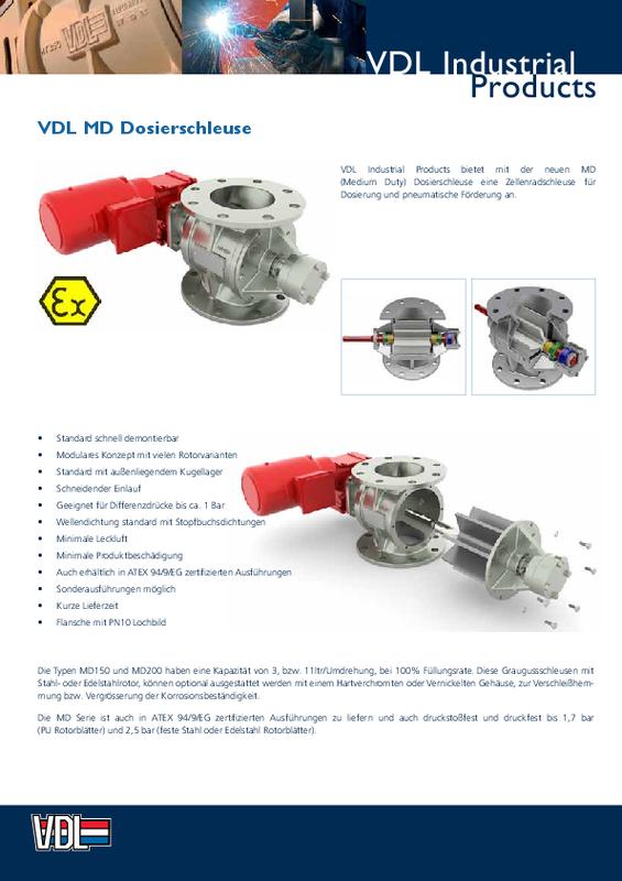 VDL MD Dosing Rotary Valve