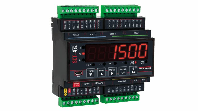 Rice Lake’s NEW SCT-4XD Captures Belt Scale Weights with Speed and Accuracy