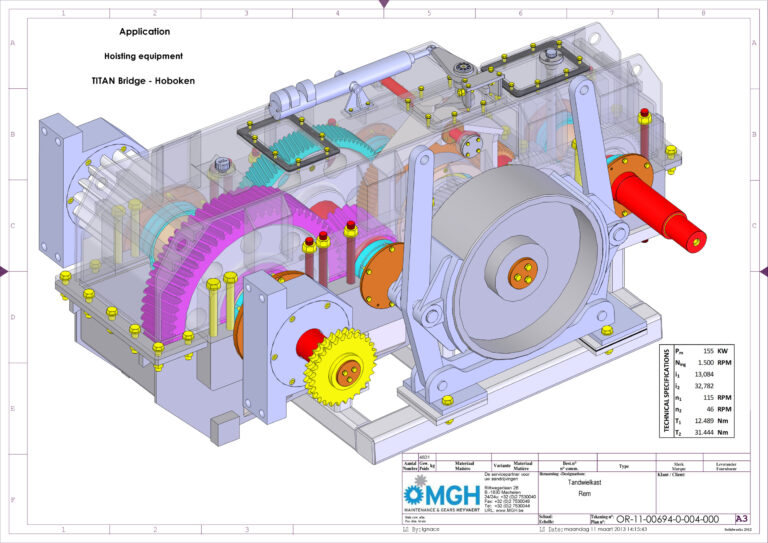 Op maat gemaakte tandwielkasten en proactieve acties