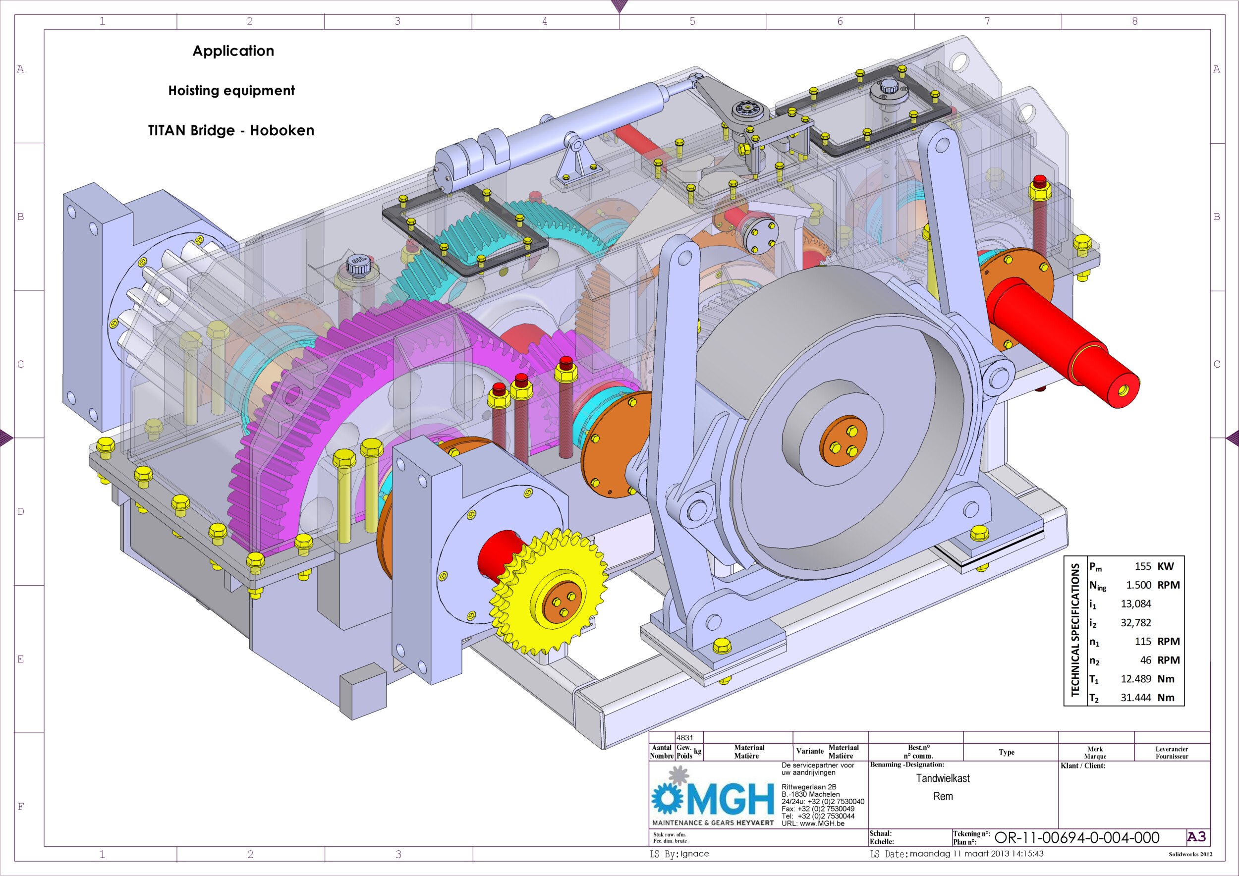 Op maat gemaakte tandwielkasten en proactieve acties