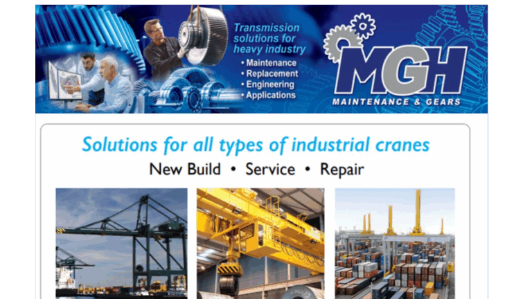 MGH industrial cranes