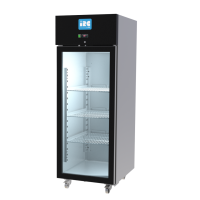 Armoire Réfrigérée Positive avec Porte Vitrée 612L Inox Alimentaire