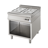 Bain Marie Gaz sur Placard Ouvert