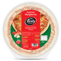 Pizza garnie mi-cuite réfrigérée