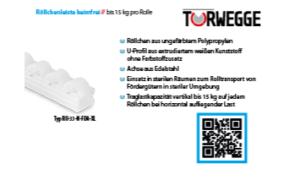 Röllchenleiste keimfrei // bis 15 kg pro Rolle