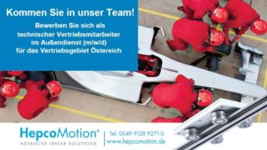 Technischer Vertriebsmitarbeiter im Außendienst für Österreich – (m/w/d)