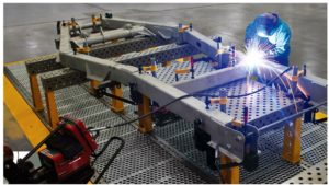 Welded frames and assembly manufacturing