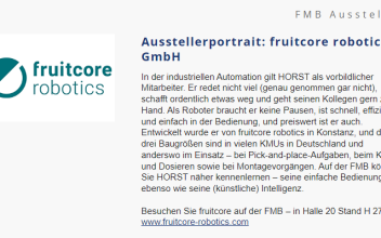 Ihr Kurzprofil in unserem Besucher-Newsletter