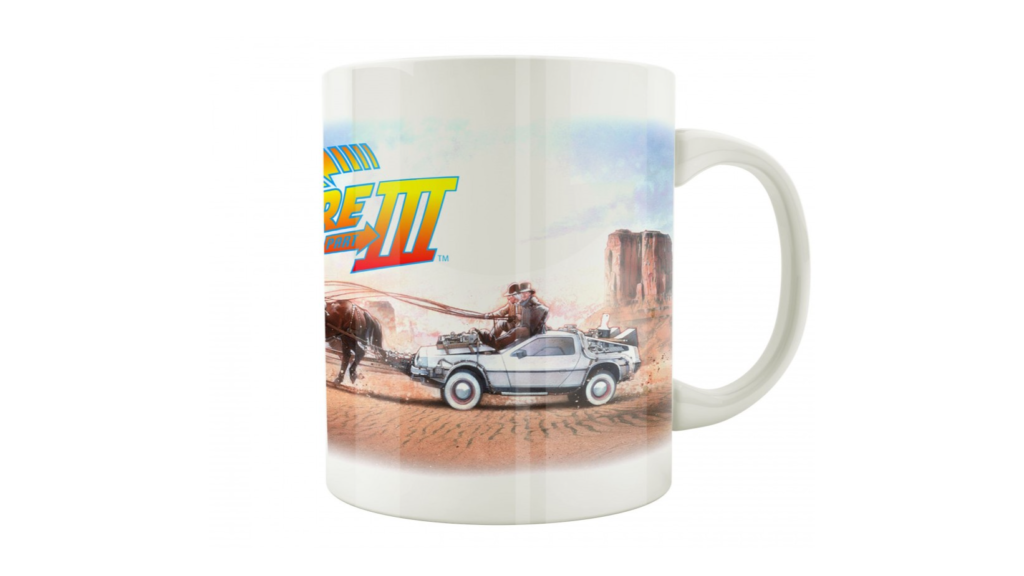 MUG BACK TO THE FUTURE III DELOREAN