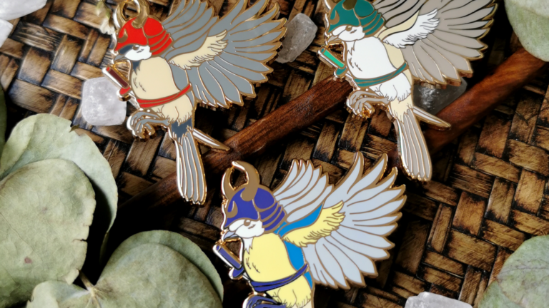 Chikubi Pride Sinful Seven No. 1 – Hard Enamel Pin – Gold