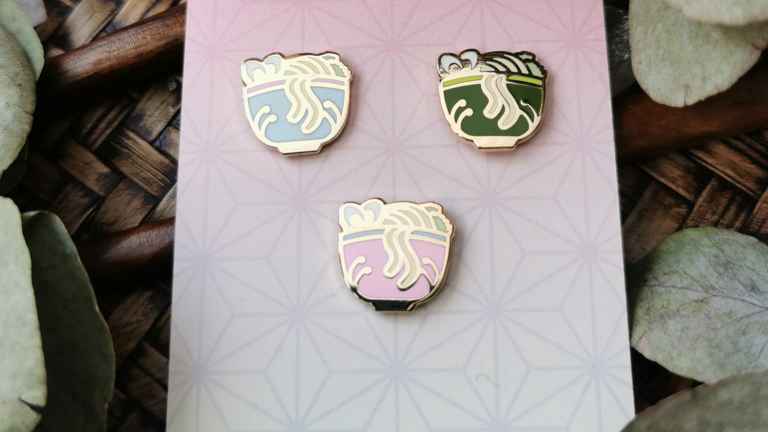 Ramen Bowl Minis – Hard Enamel Pin – Gold