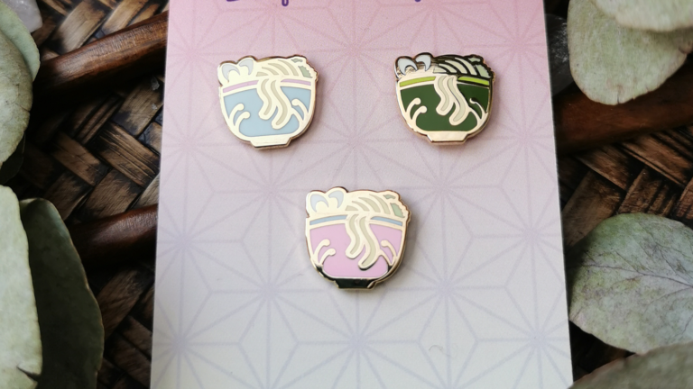 Ramen Bowl Minis – Hard Enamel Pin – Gold