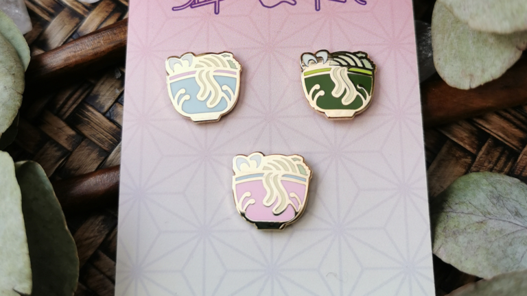 Ramen Bowl Minis – Hard Enamel Pin – Gold