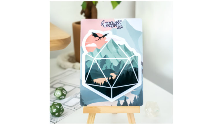 A D20 Scene Sticker