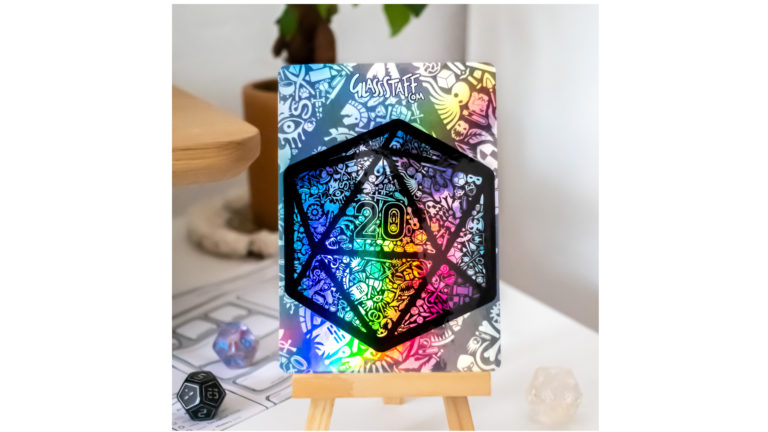 Mosaic D20 Sticker
