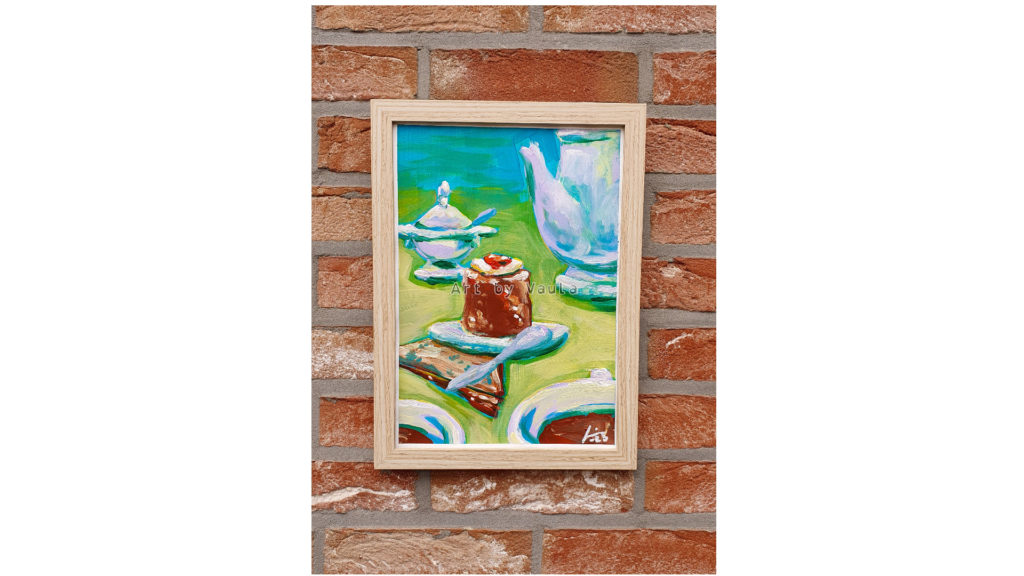 Runebergin Torttu -Acrylic painting