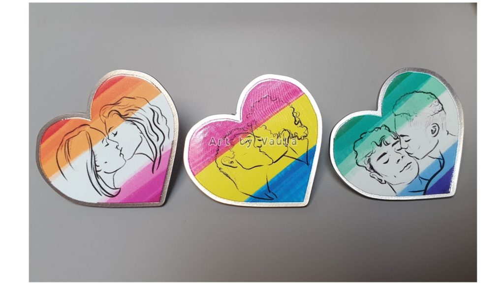 Pride eco metal pins