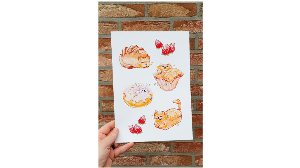Pastry Party -Art print