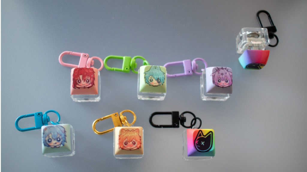 Keycap keychain