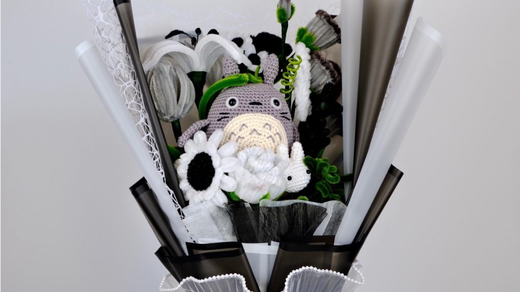 Totoro flower bouquet