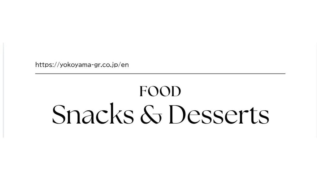 Snacks & Desserts