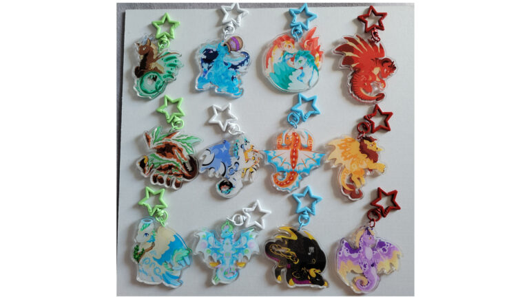 Nahira – Keychains zodiaque signs in dragon