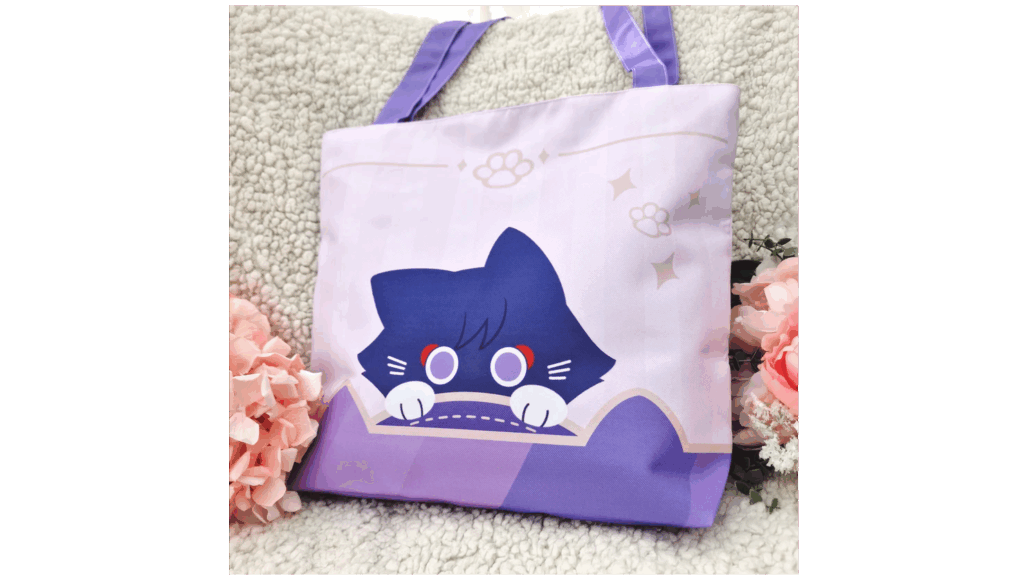 Tote bag with zipper